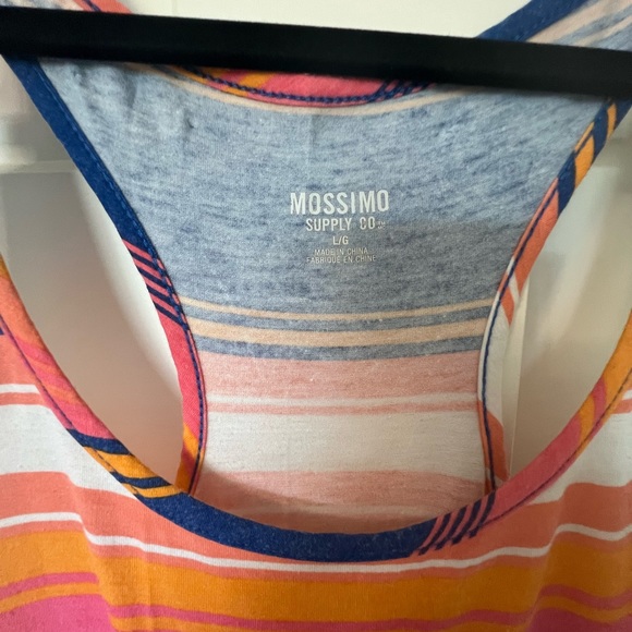 Colorful Stripe Tank Top Stretchy Maxi Dress - Picture 6 of 7